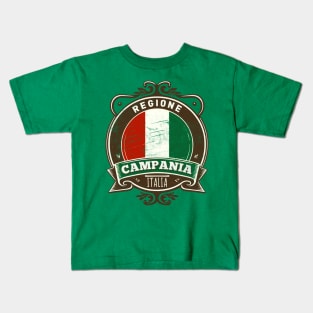 Region Campania Italia - Original Retro Design Kids T-Shirt